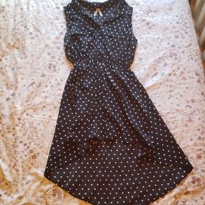 Sweet high low dress.